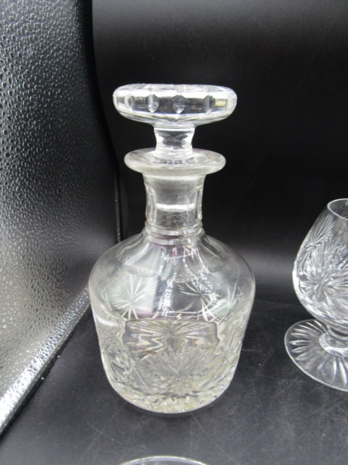 A suite Edinburgh crystal glasses, a decanter and 2 jugs, some part sets - Image 7 of 28