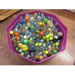 A tin of marbles