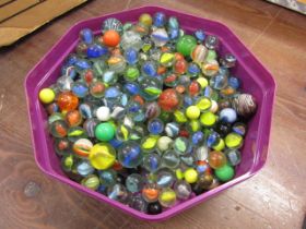 A tin of marbles