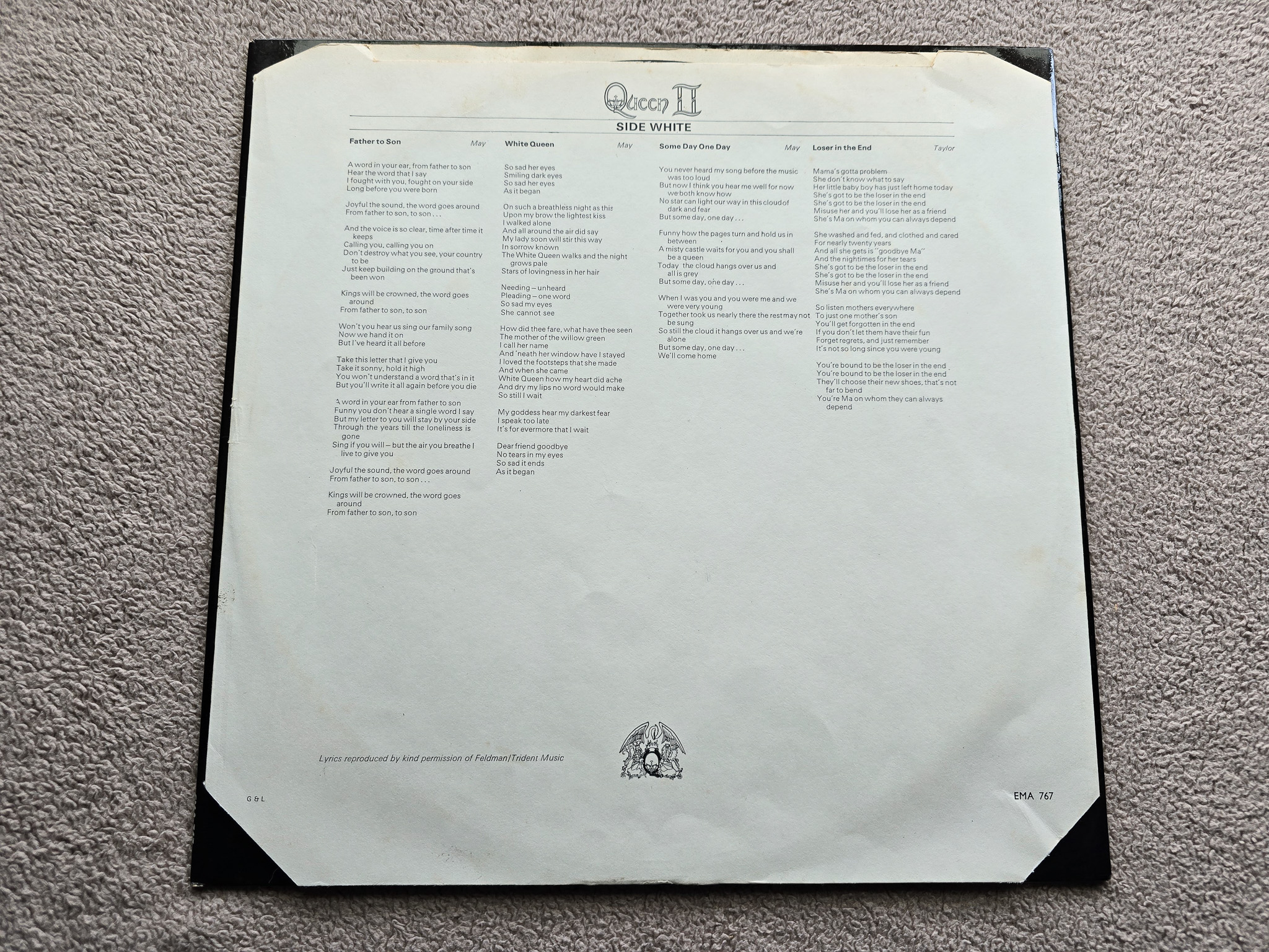 Queen II Original Near Mint UK Vinyl LP with laminated Gatefold sleeve & Inner - Image 6 of 9