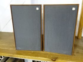Pair of vintage Kef speakers from a house clearance