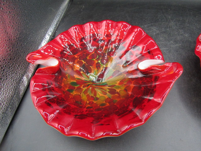 2 Murano glass dishes 26cm - Image 2 of 5
