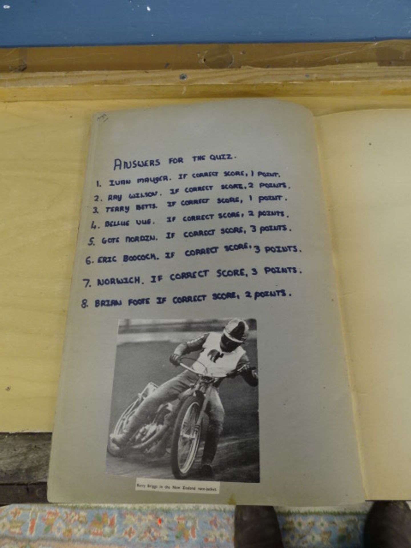 1971 Speedway scrapbook - Image 20 of 21