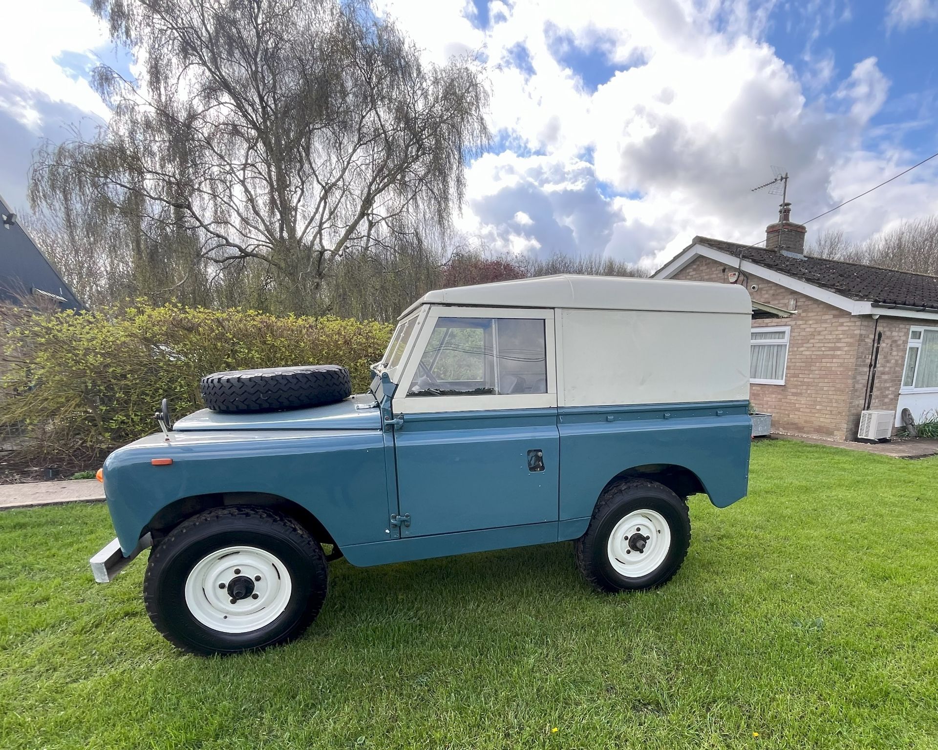 1962 Land Rover 88 Series II, petrol 2.25 litre engine, blue with 64,078 showing on the milometer, - Image 12 of 14