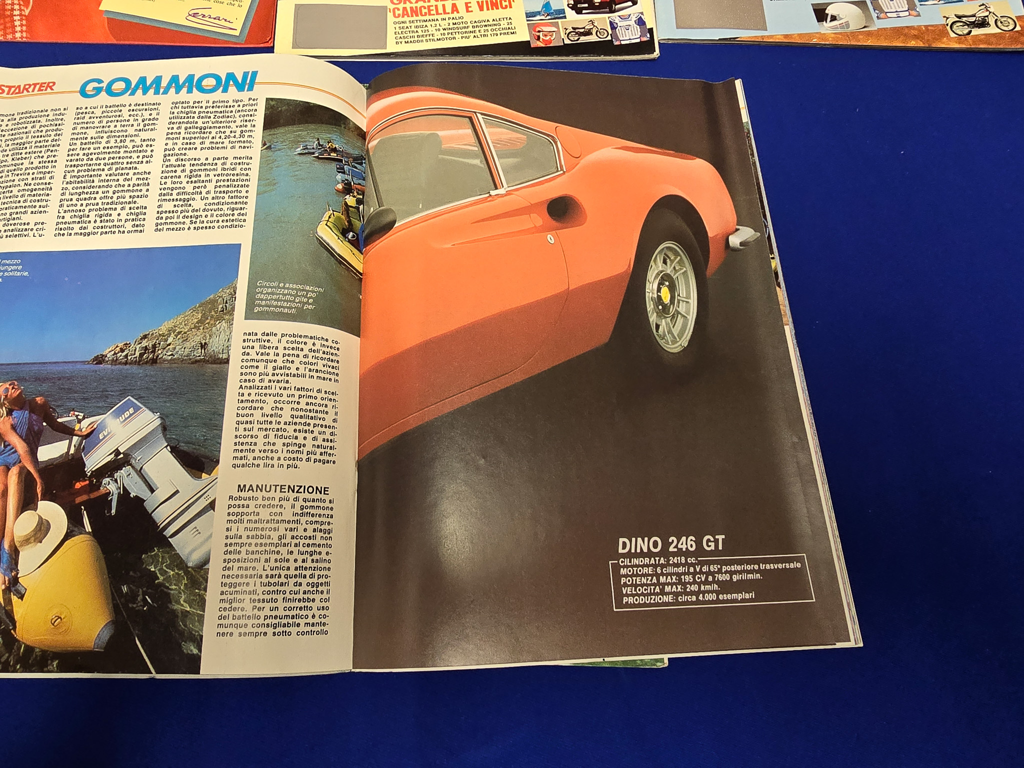 Large Collection of Starter Magazines Italian Cars and Glamour Ladies Ferrari alpha etc - Image 9 of 17