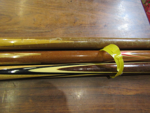 Snooker/Pool cues, 2 in cases - Image 7 of 7