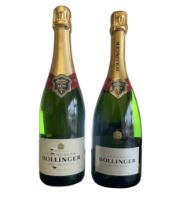 Two bottles of Bollinger Special Cuvee Champagne 12%vol. 75cl