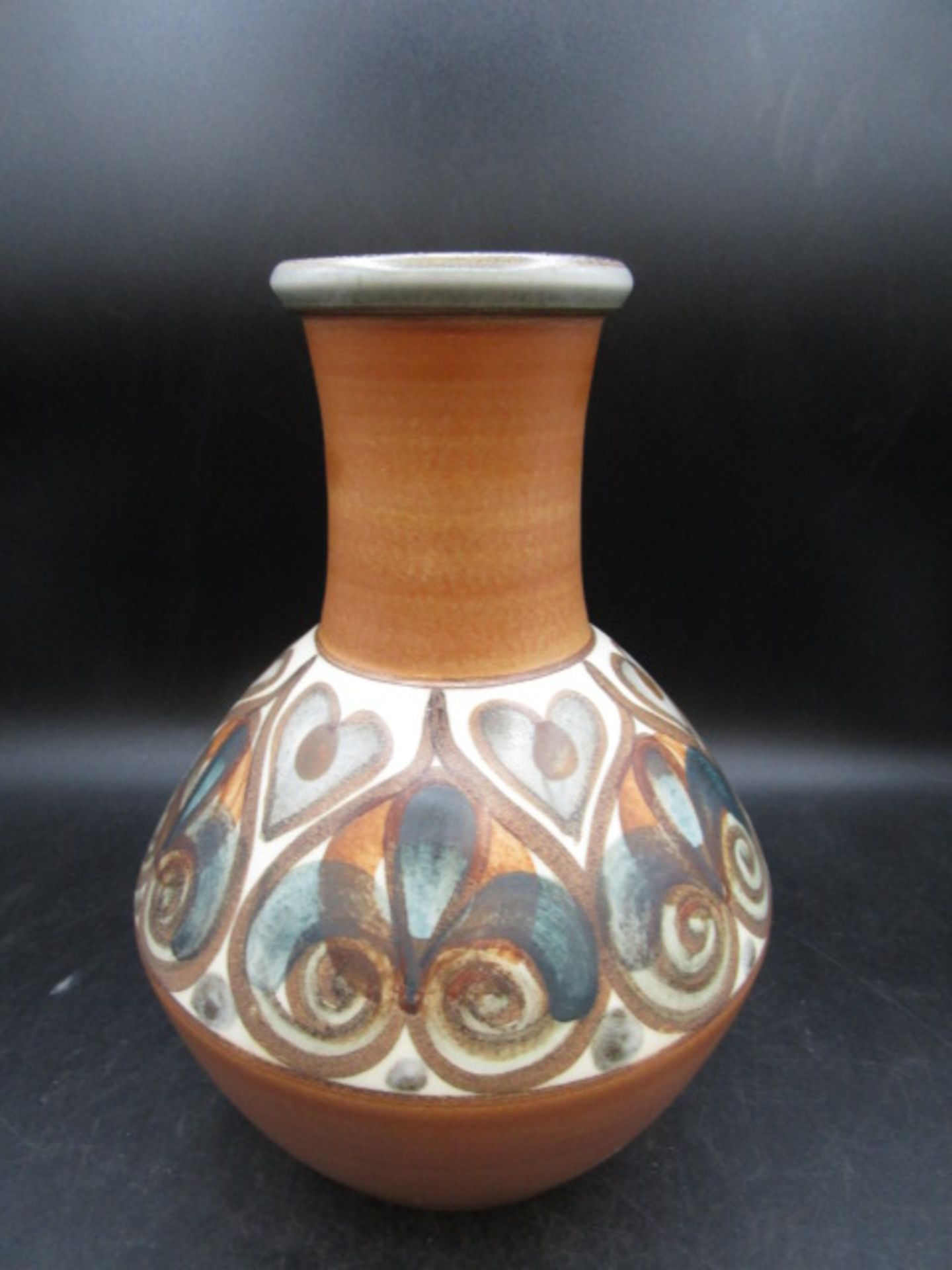 Langley pottery vase 28cmH