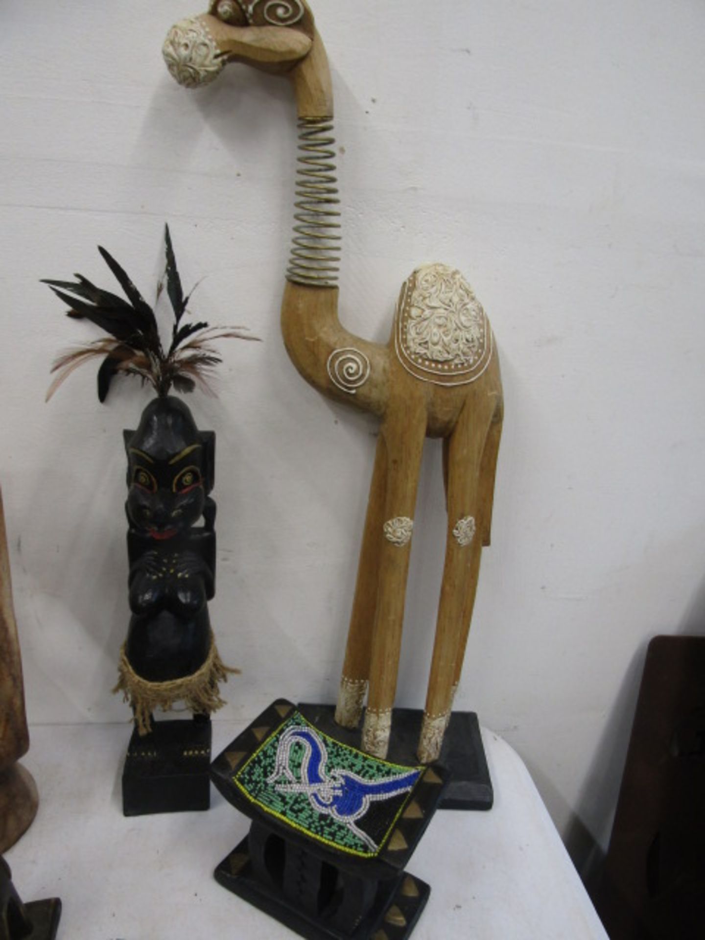 Treen Tribal items and instruments - Image 3 of 4