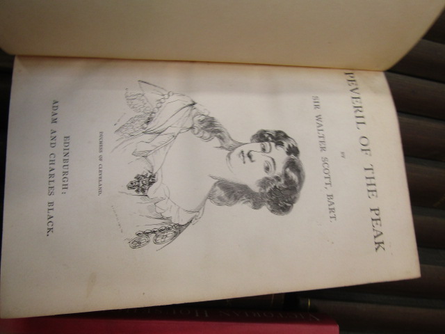 Waverley  novels, Walter Scott  set dated 1800's - Image 11 of 12