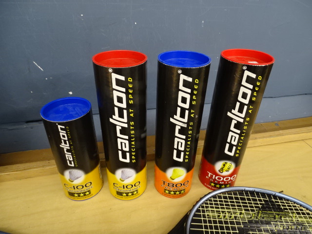 2 Badminton rackets, 2 squash rackets and shuttlecocks etc - Image 2 of 4