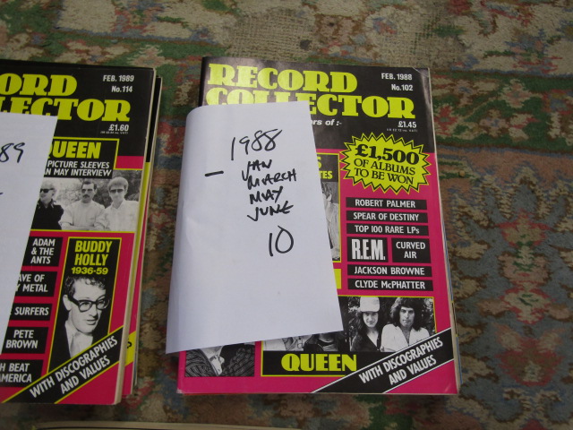 Record Collector magazines in 2 crates ranging from 1980-2000's - Image 10 of 10