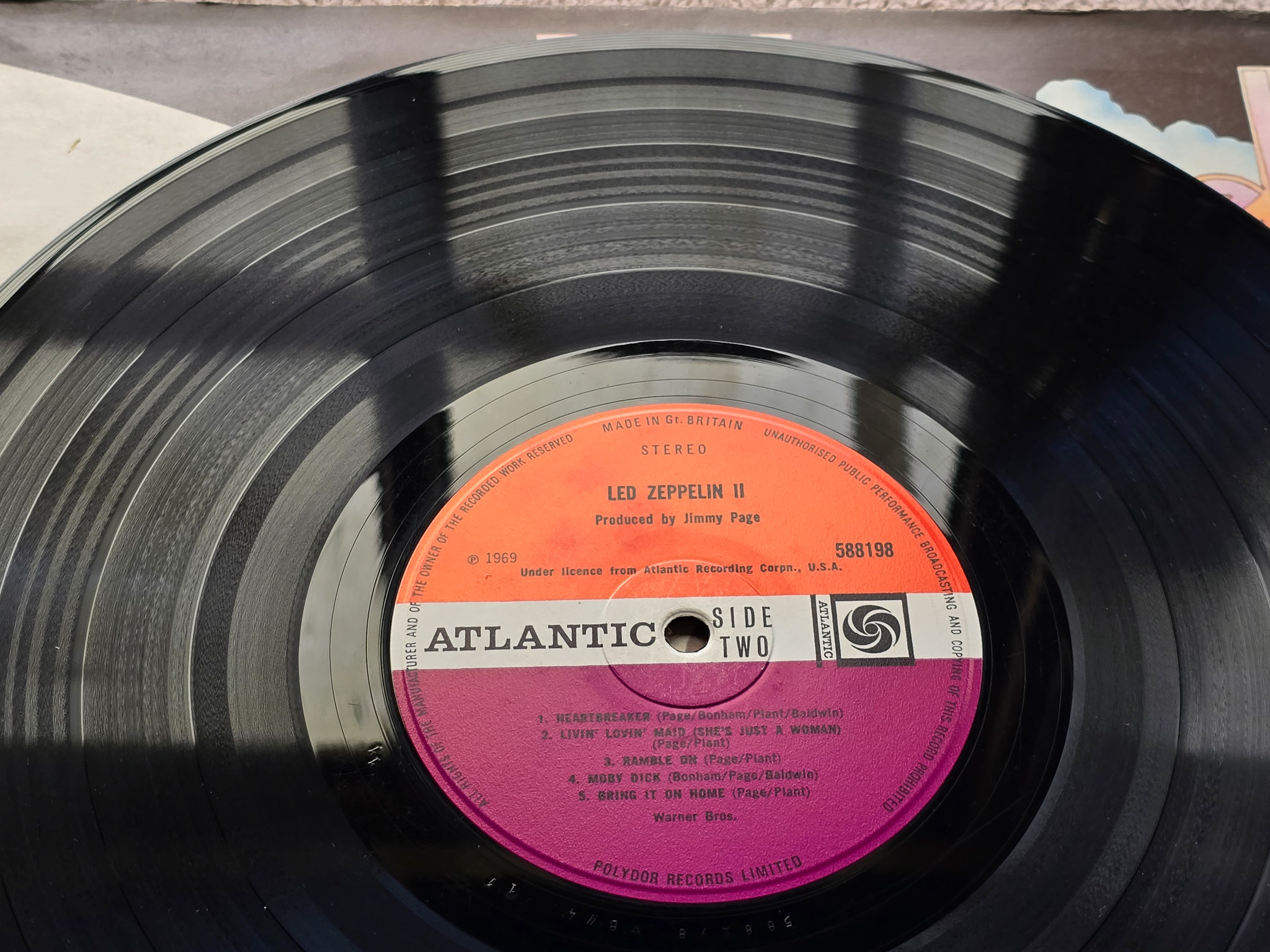 Led Zeppelin – Led Zeppelin II Original UK Plum/Orange Atlantic pressing - Image 8 of 10