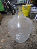 A glass carboy