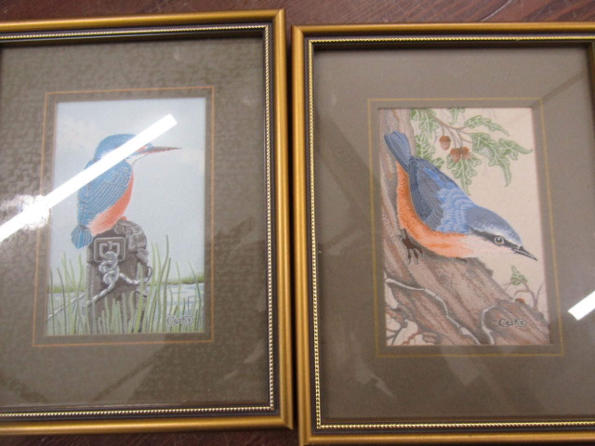 A variety of pictures inc signed glass painting of a lady, limited edition prints, watercolours, - Image 14 of 14