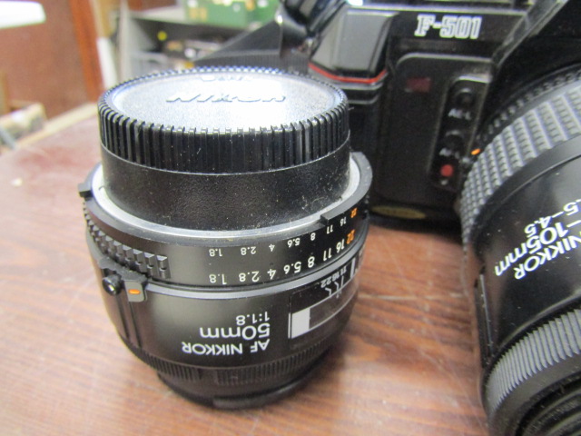 Camera's inc Nikon camera with lens etc - Image 3 of 7