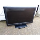 Sony 37" LCD TV with remote from a house clearance