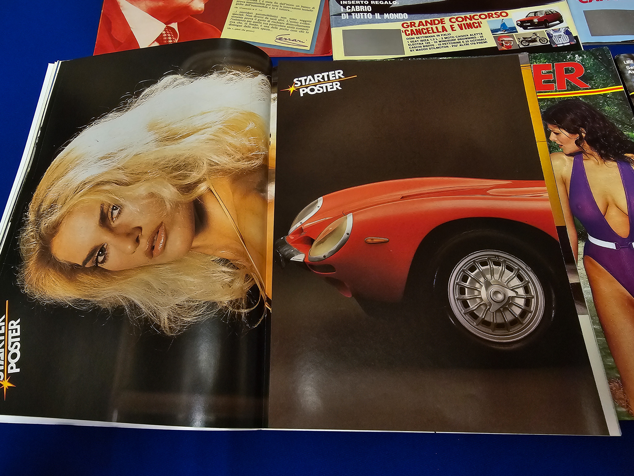 Large Collection of Starter Magazines Italian Cars and Glamour Ladies Ferrari alpha etc - Image 5 of 17