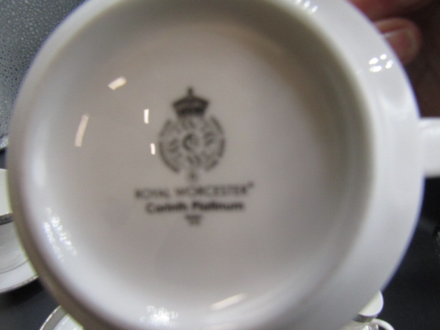 Royal Worcester coffee set, as new with boxes - Image 6 of 7
