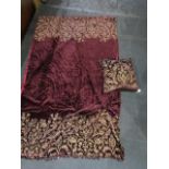 John Lewis beaded bed end  throw and matching cushion