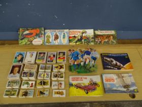 Vintage football cards and cigarette cards