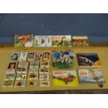Vintage football cards and cigarette cards