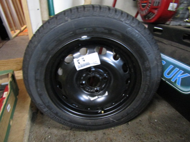 spare wheel and tyre