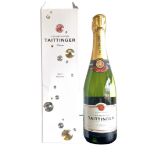 Boxed bottle of Taittinger Brut Reserve 12.5%vol 75cl