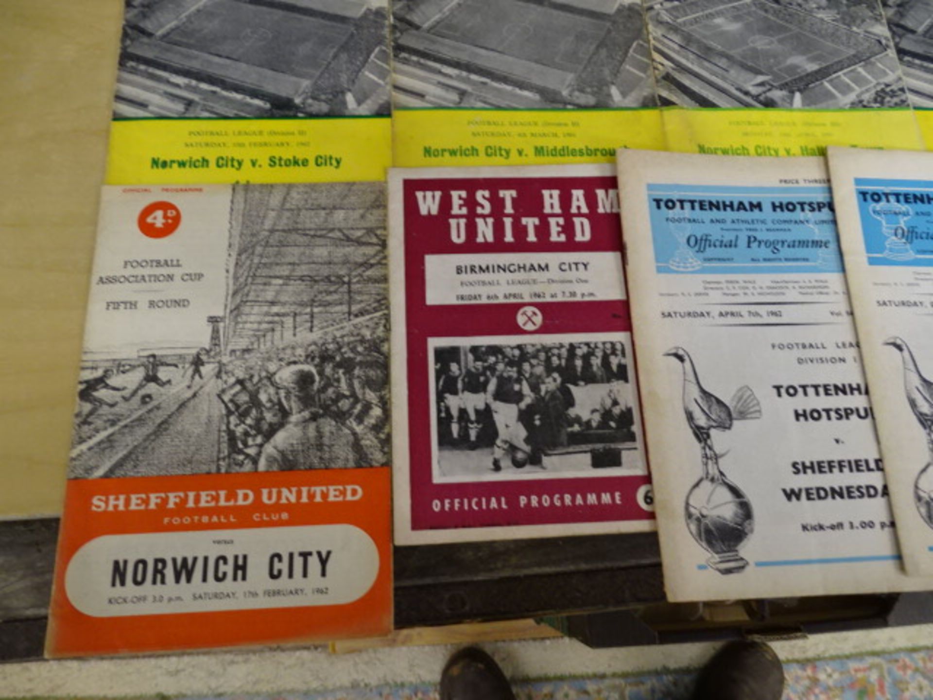 Over 40 mostly 1960's football programs to include England, Norwich and Chelsea etc - Image 9 of 16