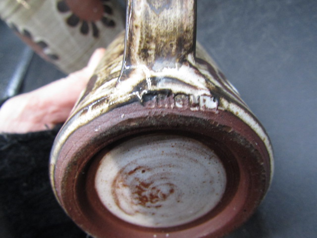 Briglin Pottery 2 vases, mug and milk jug - Image 4 of 6