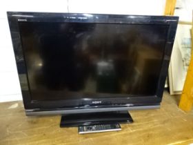 Sony 32" LCD TV with remote from a house clearance
