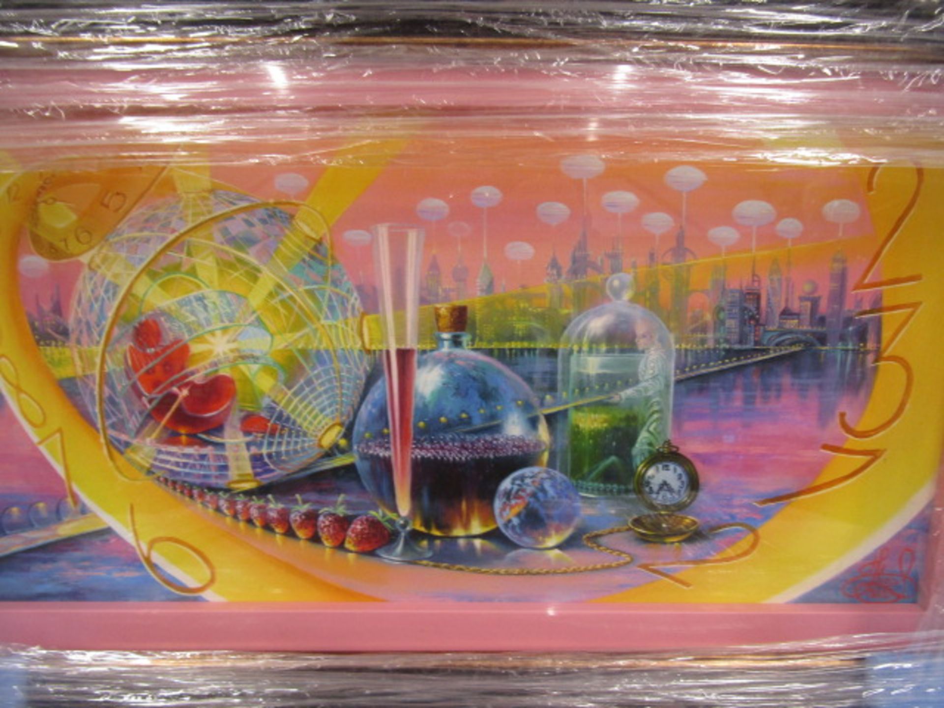 The Tine Traveller & music from Venice prints. framed and glazed - Image 3 of 4