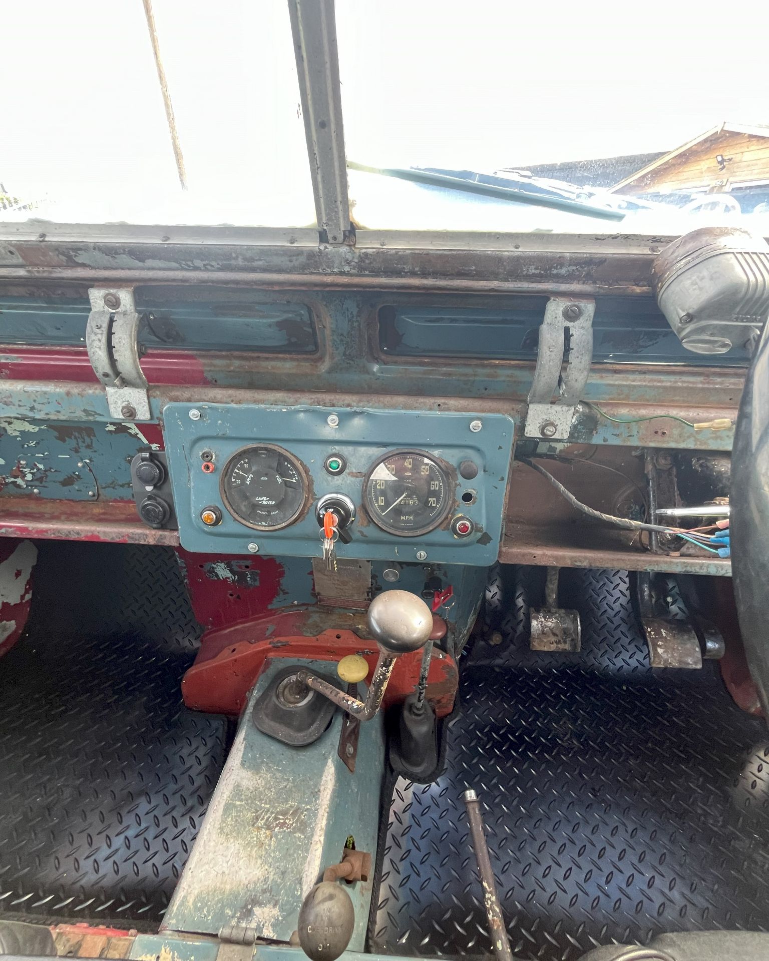 1962 Land Rover 88 Series II, petrol 2.25 litre engine, blue with 64,078 showing on the milometer, - Image 11 of 14
