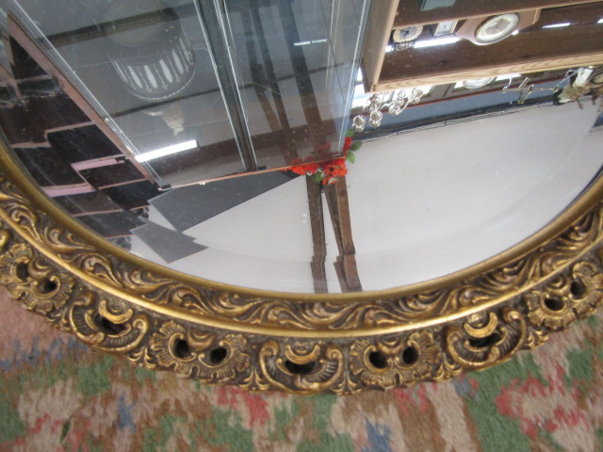 2 ornate mirrors - Image 4 of 5