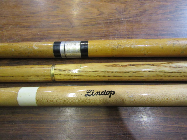 Snooker/Pool cues, 2 in cases - Image 6 of 7