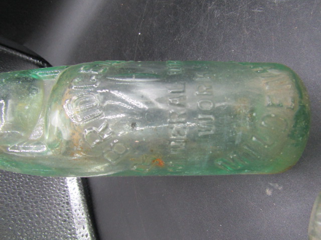 4 codd bottles inc green Ely brewery green codd bottle is in good condition- no chips or cracks etc - Image 6 of 6