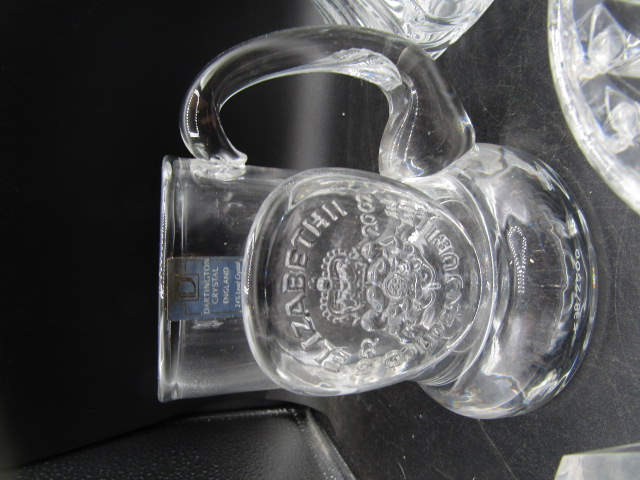 Crystal decanter, RAF Marham glass, paperweight and other various glass wares - Image 5 of 7