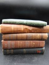 5 antique sporting books