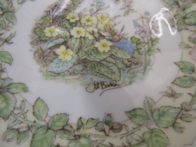 Royal Boulton Brambly Hedge spring collection- mug, cup & saucer, 2 plates and wedding plate plus - Image 6 of 12