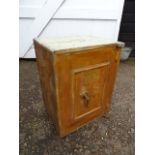 Antique Whitfield's of London cast iron safe with keys H61cm W47cm D44cm approx