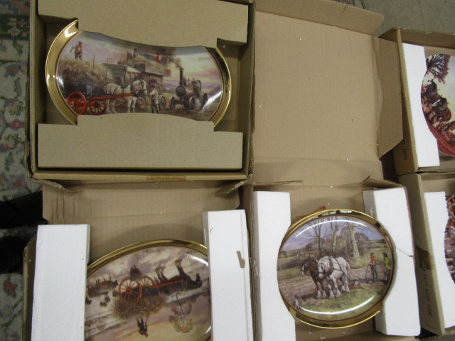 Collection of picture plates inc Royal Doulton farming and birds part sets - Image 2 of 11