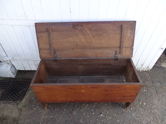 Oak blanket box H53cm W101cm D38cm approx - Bild 3 aus 3