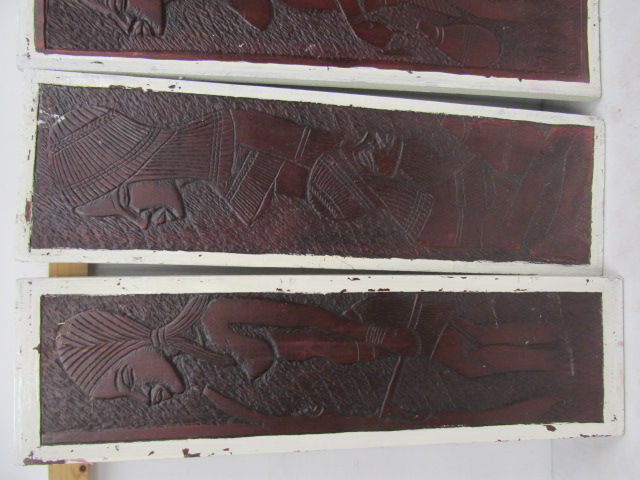 5 African wooden panels - Bild 2 aus 3