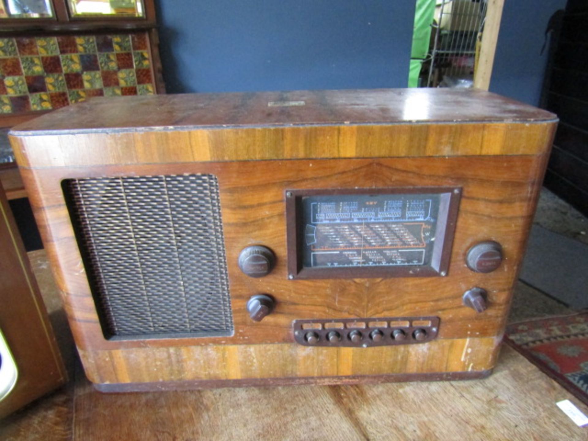 2 1930's valve radio's, HMV and Bush - Image 3 of 8