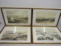 4 Crimean war prints 59x40cm