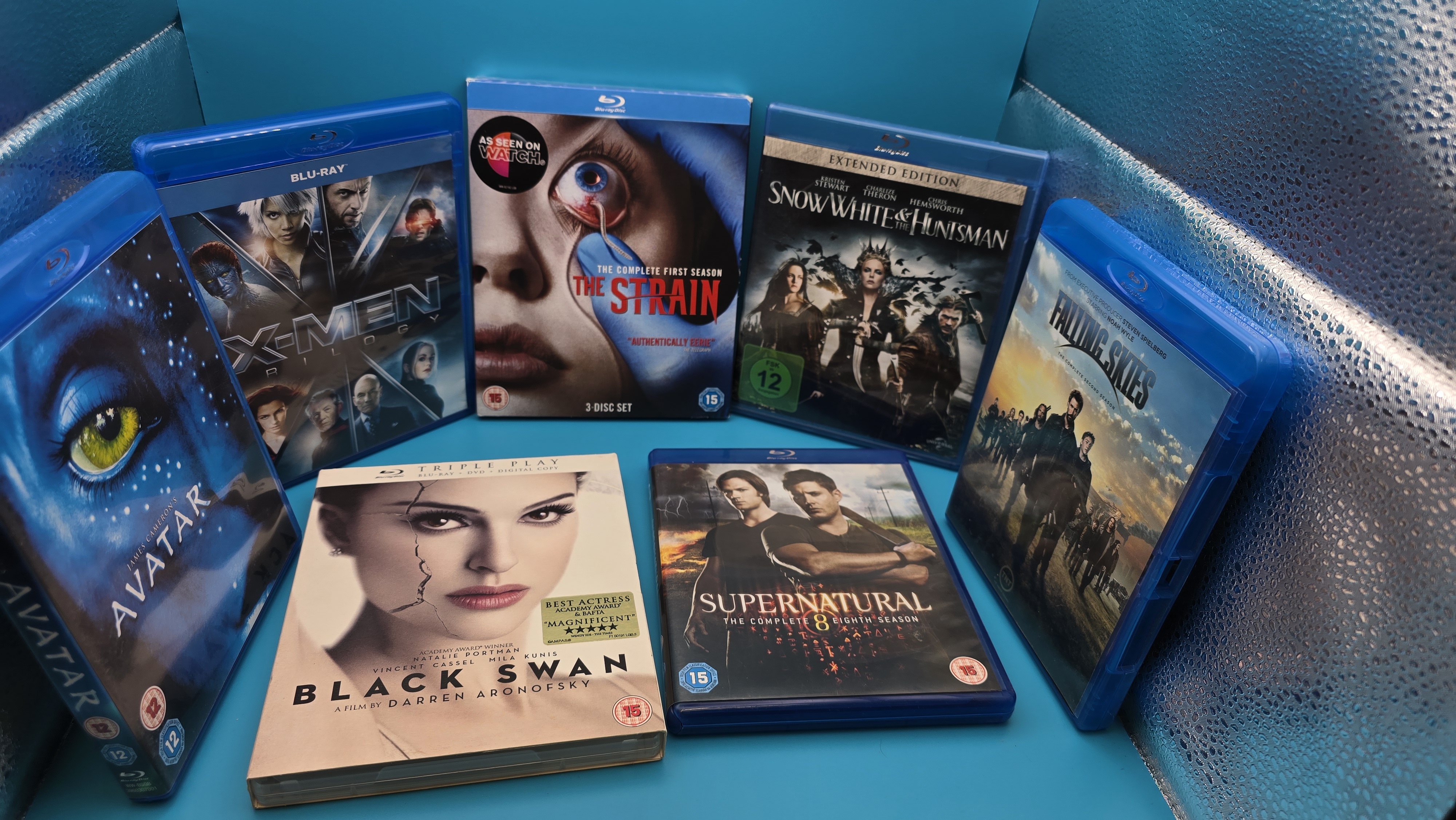 Box of Blu Ray DVD's including multi disc sets and digital downloads - Image 3 of 6