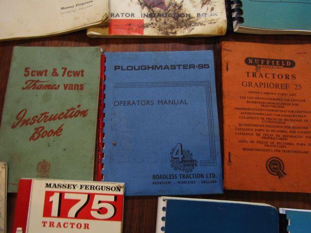 Vintage tractor. machinery manuals - Image 6 of 7