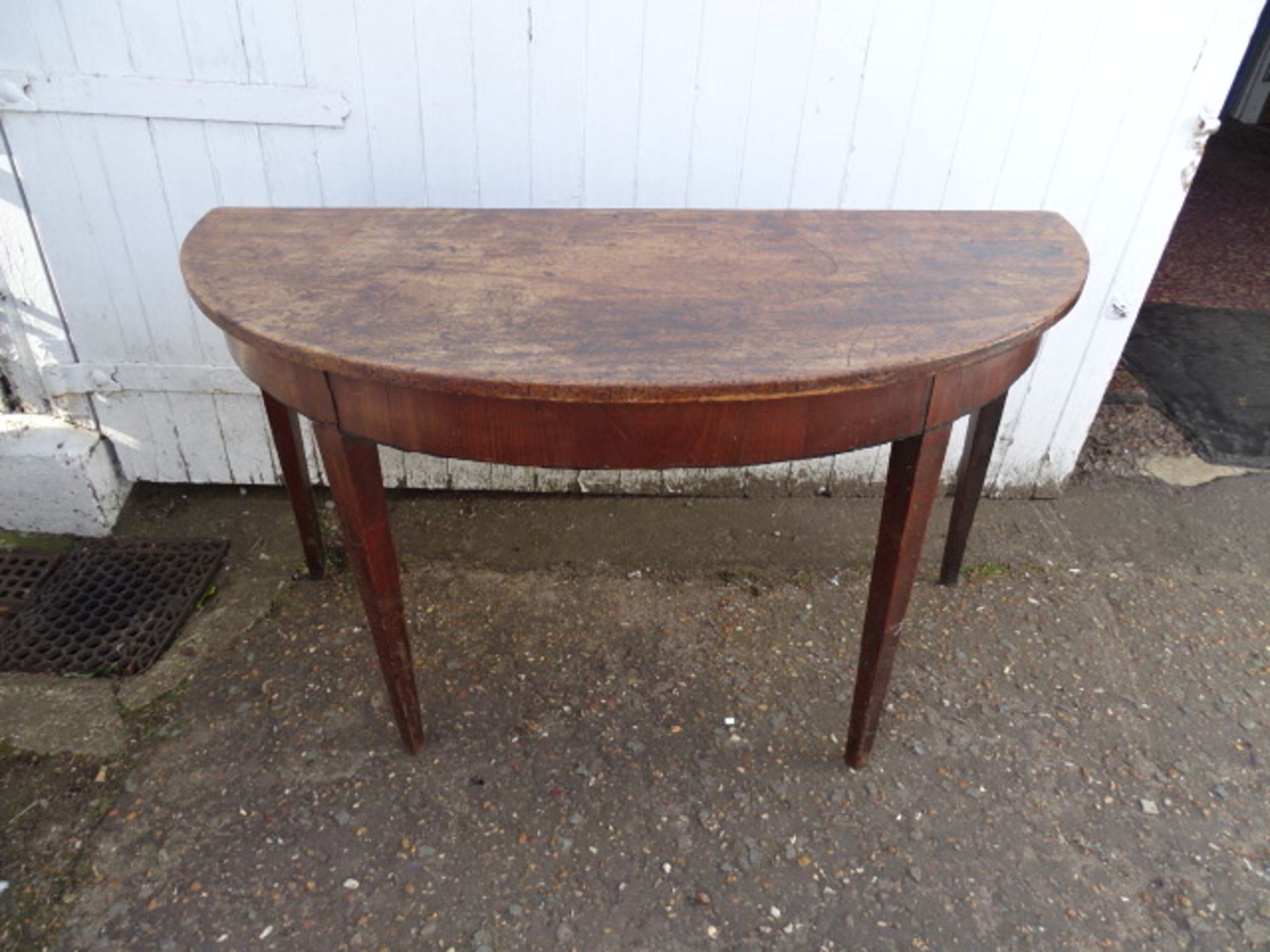 Demi Lune table H71cm W128cm D60cm approx