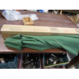 616" green garden parasol. used once