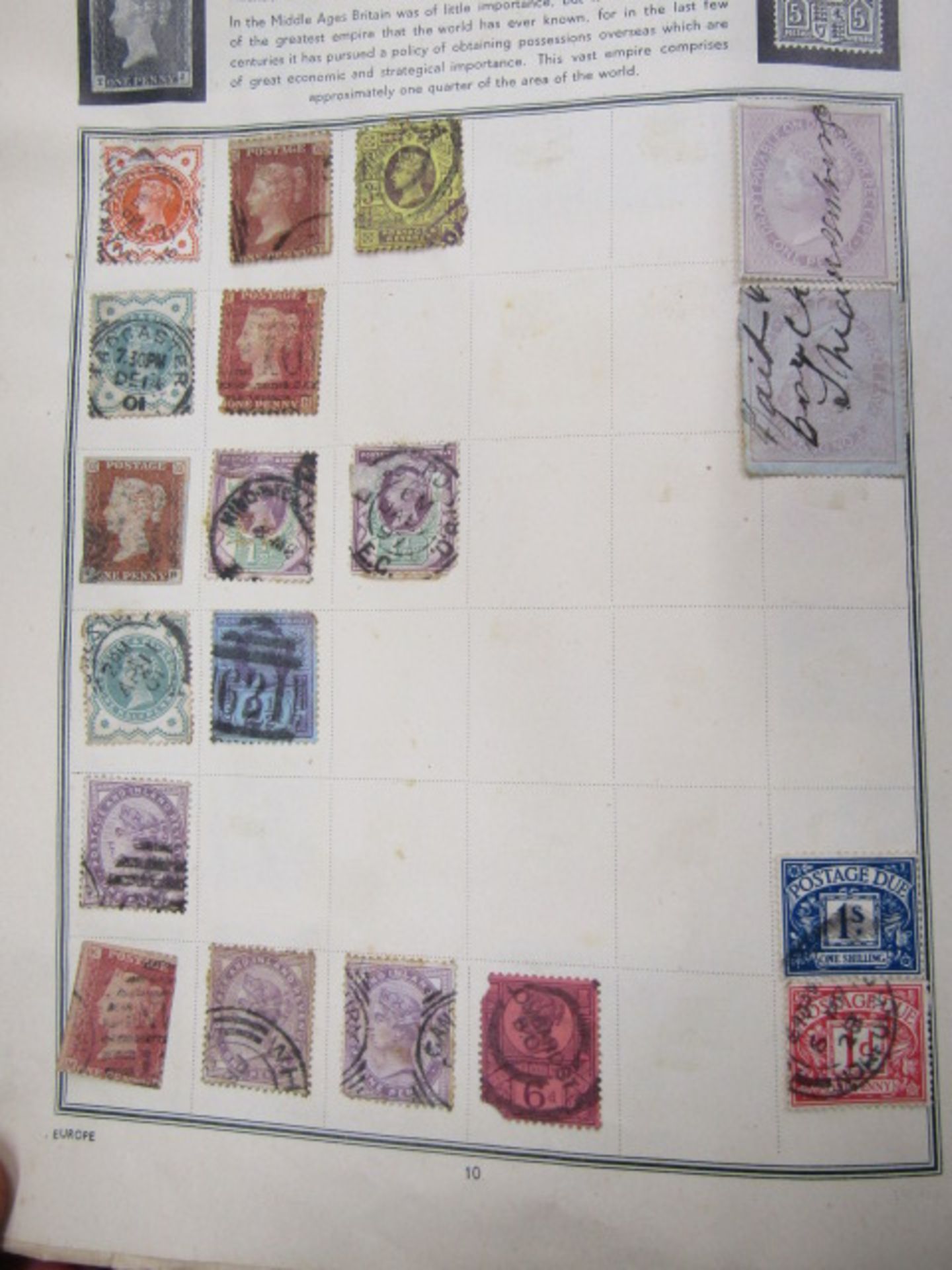 2 stamp albums, one school boy around the world and Meteor album Vic-ERII and around the world - Image 3 of 27